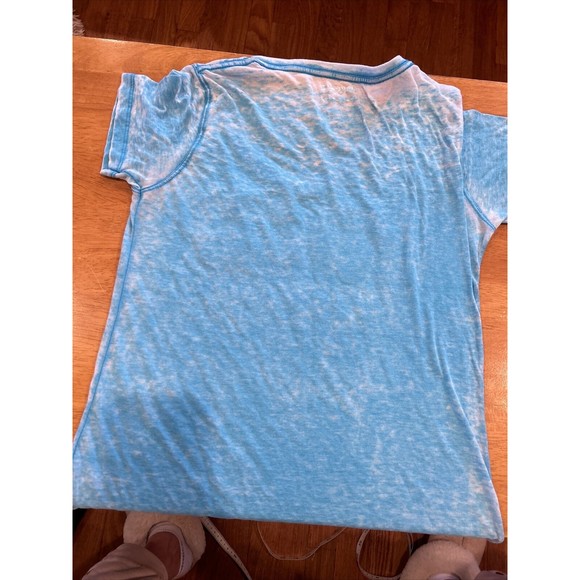 NASCAR Fanatics Womens T Shirt Large Aqua Blue Homestead Miami Speedway Burnout - Picture 3 of 8